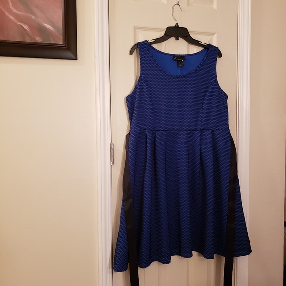 Lane Bryant Skater Dress With Mesh Overlay - Picture 5 of 5